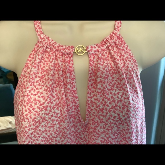 Michael Kors Camelia Rose sleeveless top. - Picture 2 of 6